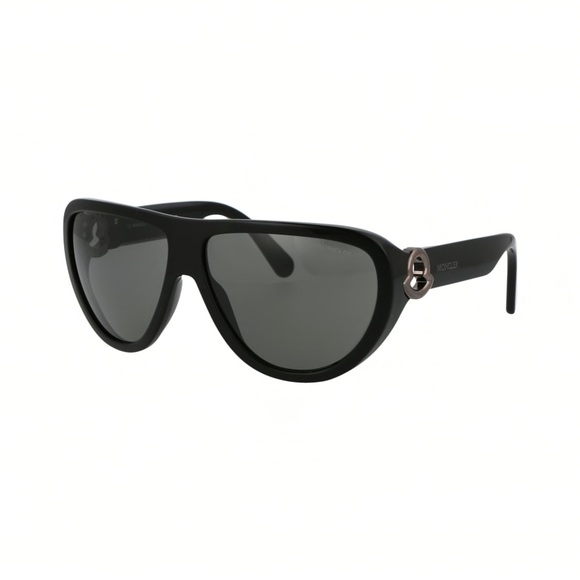 New Men's "MONCLER" Black Sunglasses - Picture 1 of 12